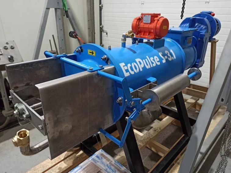 Пресс сепаратор - шнековый обезвоживатель отходов.